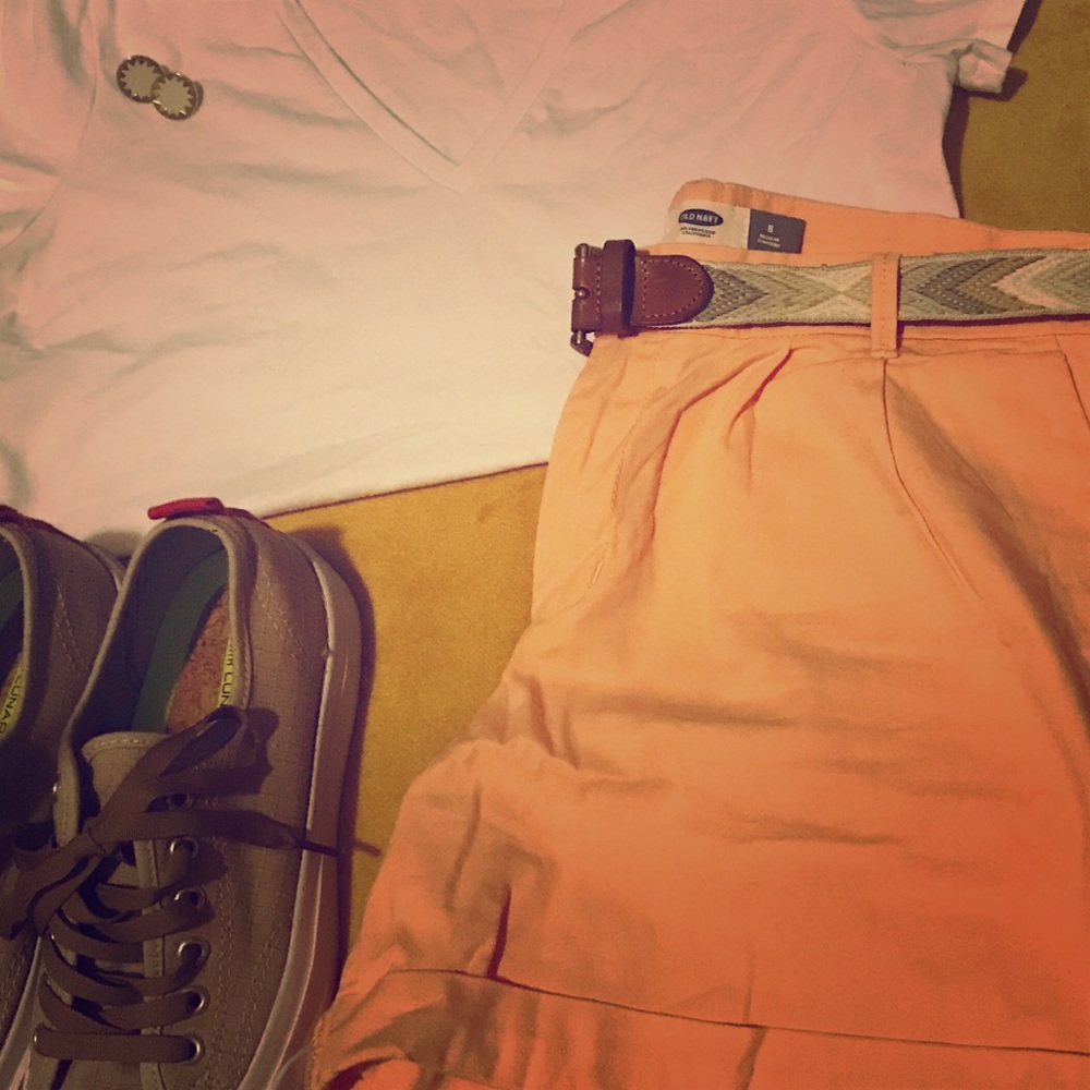 Peach shorts